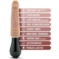 Dr Skin Värähtelevä dildo Dr. Skin Silicone Dr. Knight