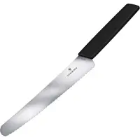 Victorinox Swiss Modern bread knife 22 cm, black