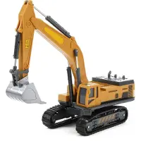 Toi-Toys METAL Construction vehicle Excavator with tracks 1:55