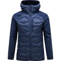 Peak Performance Men's Helium Down Hybrid Hood Blue Shadow Untuva välitakit M