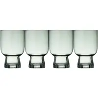 Lyngby Glas Vandglas Sorrento 4 Stk. - Green - 30 CL