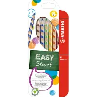 Stabilo Värikynät - EasyColors - Vasen - 6 kpl. - Monivärinen - - OneSize - Värityssarjat