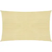 vidaXL Aurinkopurje 160 g/m² beige 2x4,5 m HDPE