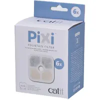 Catit - Pixi Varasuodatin vesilähteeseen 6kpl - Kissat - Ruokailupaikat ja juoma-automaatit - Vesiannostelijat