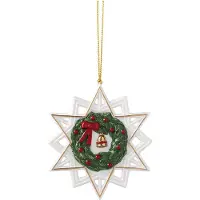 Villeroy & Boch Christmas Classics joulukoriste tähti Valko-vihreä