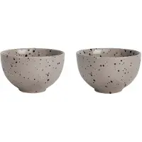 Sagaform - Ditte Tarjoilukulho 12 cm 2 kpl Harmaa/Musta