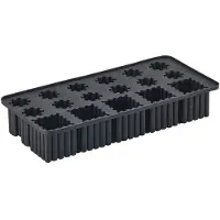 Zone Denmark Ice Cube Tray Singles - Black - 22X 11X 3.9CM