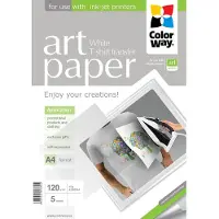 Colorway ART T-shirt transfer - photo paper - 5 sheet(s) - A4 - 120 g/m²