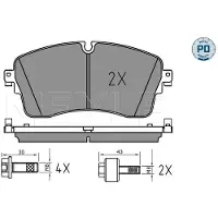 Meyle Jarrupalasarja (4kpl), levyjarru 025 224 8517/PD