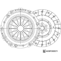 Blue Print Kytkinpaketti ADBP300071