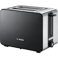 Bosch TAT7203, 2 viipale(i)ta, Musta, Ruostumaton teräs, Painikkeet, Rotaatio, CE, VDE, 1050 W, 220-240 V