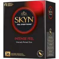 Manix SKYN Intense Fell - lateksiton vegaanikondomi - 36 kpl
