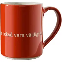 Design House Stockholm Astrid Lindgren Mug - Red - 35 CL