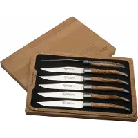 Laguiole En Aubrac - Pihviveitsi 6 kpl Oliivipuu