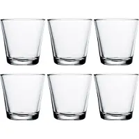 Iittala Kartio juomalasi 21 cl, 6 kpl, kirkas