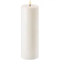 Uyuni Lighting LED Pöytäkynttilä valkoinen Ø 7,8 cm 25 cm