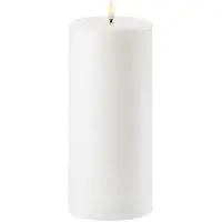 Uyuni Lighting LED Pöytäkynttilä valkoinen Ø 10,1 cm 25 cm