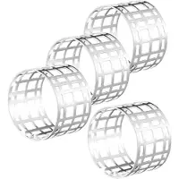 Dorre - Servina Lautasliinarengas 4,5 cm 4 kpl Hopea