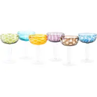 Pols Potten - Cuttings Coupe Lasi 14,5 cm 6 kpl Monivärinen