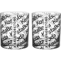 Kosta Boda - Salong Betong Viskilasi 28 cl 2 kpl