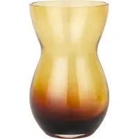 Holmegaard Calabas maljakko 21 cm Duo burgundy-amber