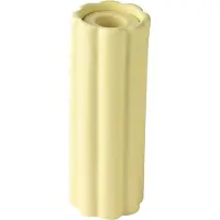 PotteryJo Birgit maljakko/kynttilälyhty 17 cm Pale Yellow