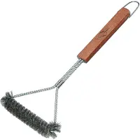 Küchenprofi Grillbørste Stål Texas - Brown - L:17CM