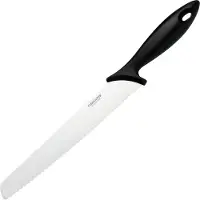 Fiskars - Essential Leipäveitsi 23 cm Musta