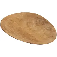 Muubs - Teakroot Lautanen 33x26 cm Ruskea