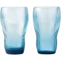Pols Potten - Pum Longdrink Lasi 12 cm 2 kpl Sininen