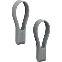 Zone Denmark Håndklædestrop Loop Magnet 2 Stk. - Grey - ONE SIZE