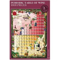 Adlibris - Wine Puzzle Palapeli The Periodic Table of Wine 1000 palaa