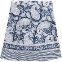 Chamois - Big Paisley Pöytäliina pyöreä 220 cm Navy Blue