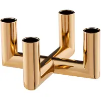 Uyuni Lighting - Matrix Kynttilänjalka 4 kynttilää 7,5 cm Kulta