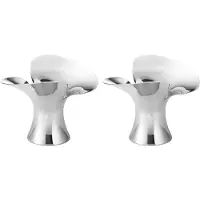 Georg Jensen - Bloom Botanica Kynttilänjalka 2 kpl Ruostumaton