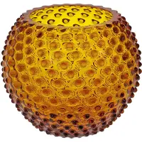 Klimchi - Hobnail Maljakko 18 cm Amber