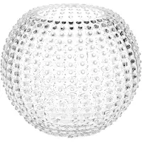 Klimchi - Hobnail Maljakko 25 cm Crystal