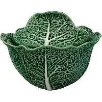 Bordallo Pinheiro - Cabbage Kulho kannella 3 L Vihreä