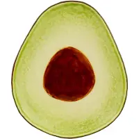 Bordallo Pinheiro - Tropical Fruits Lautanen Avokado 21x25 cm Vihreä