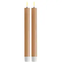 DeluxeHomeart - LED Kruunukynttilä 2x24 cm 2 kpl Karamelli