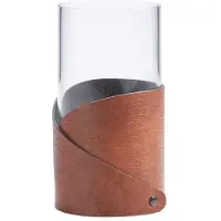 Lind DNA - Fold Bull Maljakko 7,5x15 cm Cognac