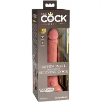 King Cock Elite - dildo imukuppi - realistinen 18cm - beige