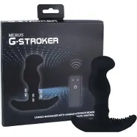 Nexus GStroker musta värisevä eturauhashierontalaite
