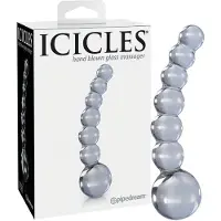 Icicles No. 66 - lasidildo kaareva pallomainen - kirkas