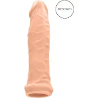 Realrock - peniksen suojus 17 cm - läpinäkyvä