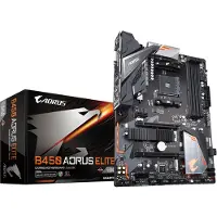 Gigabyte B450 AORUS ELITE -emolevy Socket AM4 AMD B450 ATX