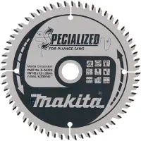 Makita Katkaisulaikka laminaatille B-56720-5; 165x2,0x20 mm; Z60; 5°; 5 kpl.