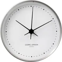 Georg Jensen Henning Koppel seinäkello, 10 cm, ruostumaton teräs