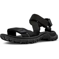Camper for man. K101039-001 Drift Trail Sandals black (46), Flat, Velcro, Casual, Recycled polyester