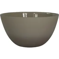 Nybro Crystal - Happy Kulho 21 cm Cappuccino